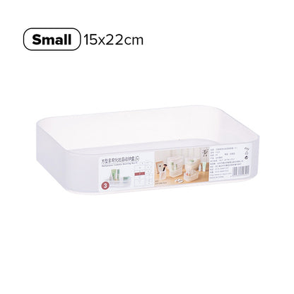 Locaupin Office Supplies Cosmetics Stationery Caddy Storage Multifunctional Desk Organizer Box Compartment Grid Basket Container Bin