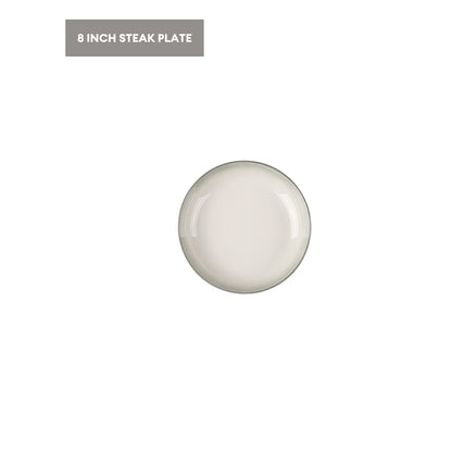 LOCAUPIN Ceramic Elegant Modern Dinnerware Microwave & Oven Safe High Quality Ceramic Bowl Plates Tableware Collection