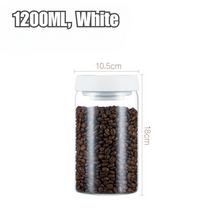 Load image into Gallery viewer, Locaupin Borosilicate Vacuum Canister Coffee Bean Tea Powder Glass Sealed Storage Airtight Leakproof Container Jar
