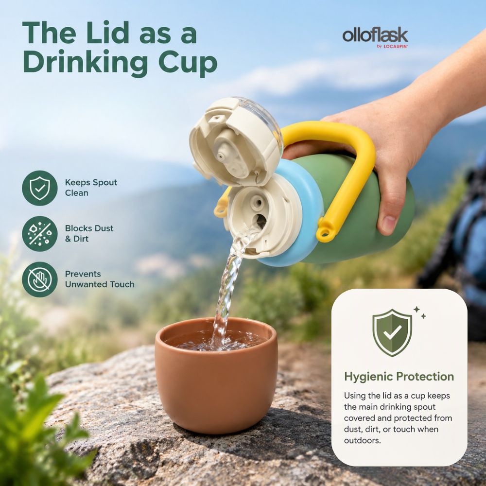 Locaupin SpringPop Series (24oz) Vacuum Flask Sip Insulated Water Tumbler