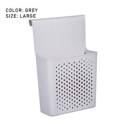 Locaupin Over Door Cabinet Rail Hook Space Saver Hanging Shelf Organizer Kitchen Spice Storage Bathroom Toiletries Holder