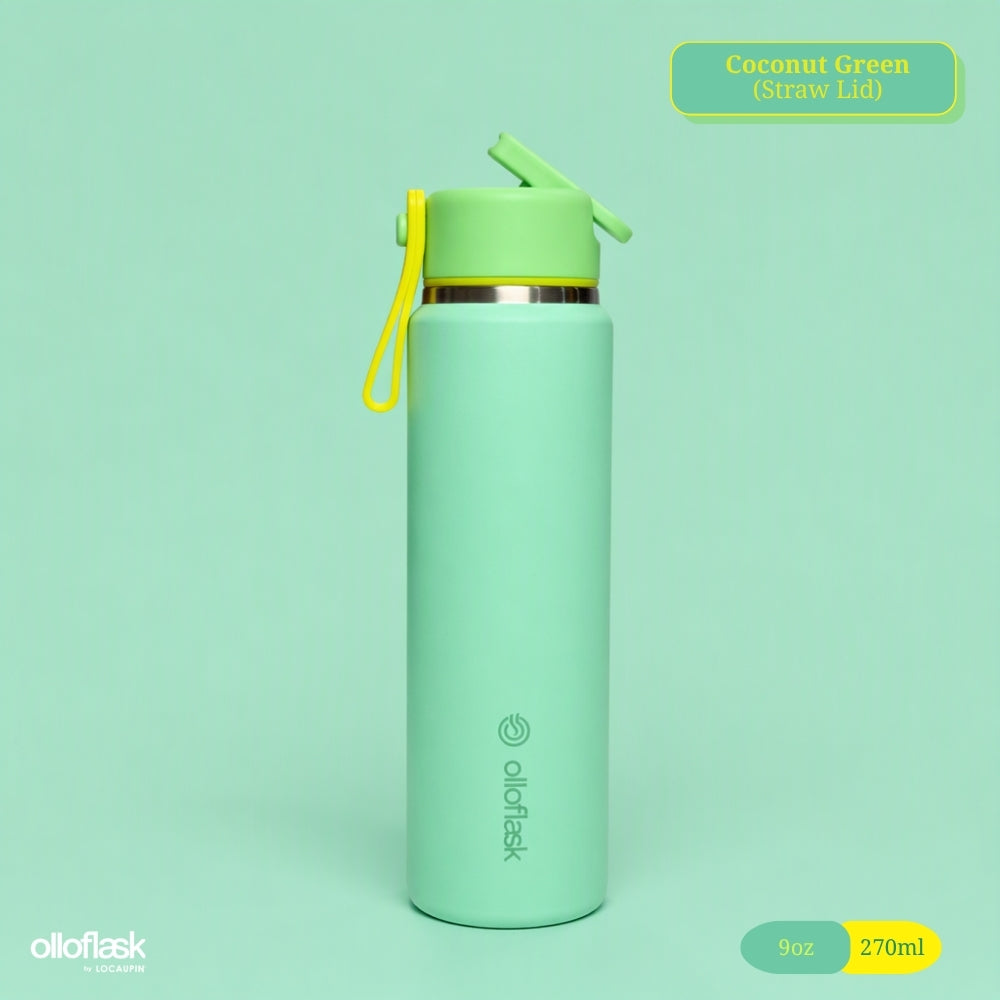 Locaupin MimiCup Series (6oz/9oz) Tumbler Sip & Strawless Insulated Vacuum Flask
