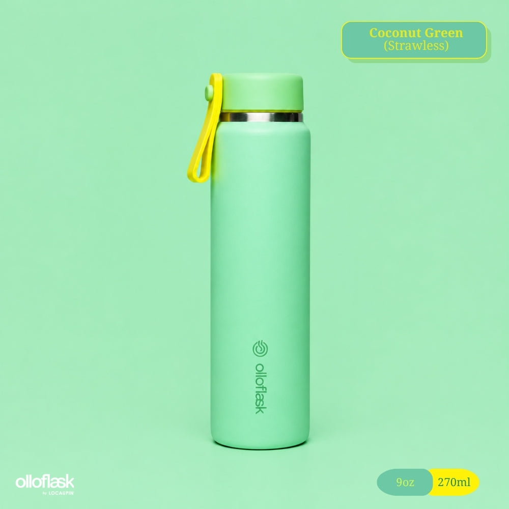 Locaupin MimiCup Series (6oz/9oz) Tumbler Sip & Strawless Insulated Vacuum Flask