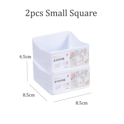 Locaupin Multipurpose Stackable Desktop Organizer Shelf Vanity Dresser Countertop Skincare Jewelry Cosmetic Storage Makeup Brushes Holder