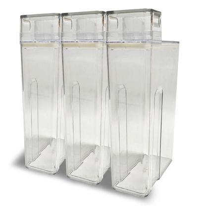 Locaupin Multipurpose Laundry Liquid Detergent Refill Jar Kitchen Powder Cereal Container Dry Food Storage with Measuring Lid