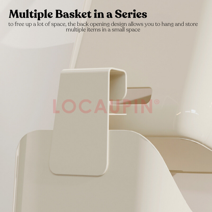 Locaupin Two Way Hanging Multipurpose Basket Simple Multifunctional Storage Household Bathroom Kitchen High Quality Organizer