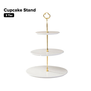 Locaupin NEW ARRIVAL Party Decor Serving Tray Cupcake Stand Tower Catering Display Shelf Multifunctional Dessert Cake Holder Plate