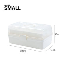 Load image into Gallery viewer, Locaupin 3 Layer Medicine Box Medical Equipment Storage Multipurpose Crafts Organizer Family First Aid Supplies Compartment Container with Lid
