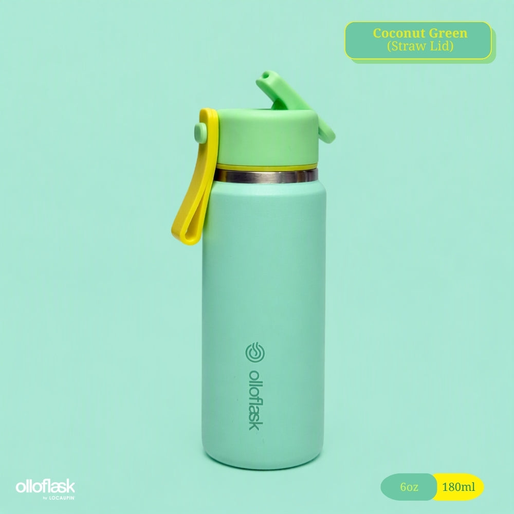 Locaupin MimiCup Series (6oz/9oz) Tumbler Sip & Strawless Insulated Vacuum Flask