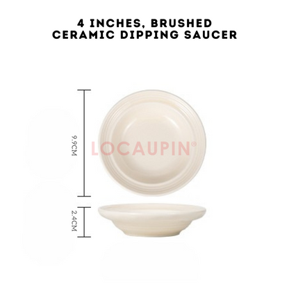 Locaupin Elegant Ceramic Nordic Style Tableware Minimalist and Cozy Look Dinnerware Perfect for any Special Occasion