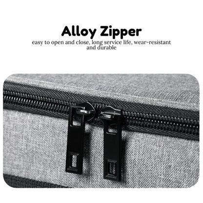 Locaupin Insulated Lunch Box and Ice Drink Bag Large Capacity Waterproof with Strap and Side Pockets Portable Food Drinks Storage