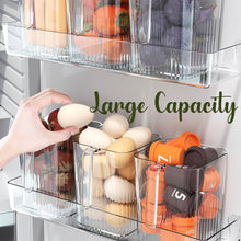 Load image into Gallery viewer, Locaupin Refrigerator Organizer Container Bin with Handle Multipurpose Food Basket Storage Fridge Door Shelf Holder
