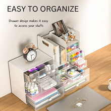 Load image into Gallery viewer, LOCAUPIN Multifunctional Office Desktop Drawer Organizer Stationery Cosmetic Storage Display Shelf
