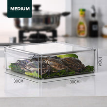 Load image into Gallery viewer, Locaupin Stackable Food Storage Fridge Container Pantry Cabinet Keeper Kitchen Refrigerator Organizer Bin With Lid
