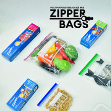 Load image into Gallery viewer, Locaupin Multipurpose Plastic Resealable Bag Ziplock Seal Refrigerator Food Fresh Keeping Sandwich Snack Storage Pack
