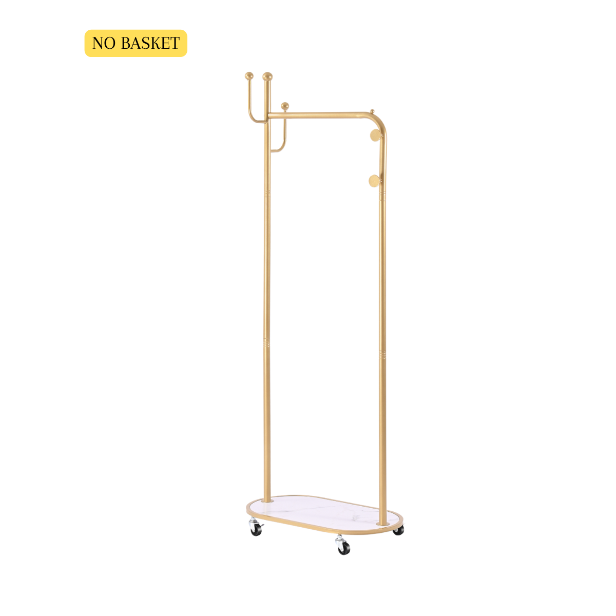 LOCAUPIN Rolling Laundry Hamper Basket Hanger Rack Wardrobe Closet Organizer Dirty Clothes Storage