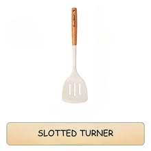 Load image into Gallery viewer, Locaupin High Quality Food Grade Silicone Cooking Utensils Kitchenware Spoon Ladle Turner With Wooden Handle Non Stick Cookware
