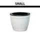 Load image into Gallery viewer, Locaupin Creative Imitation Wood Pattern Flower Pot Self Watering Planter with Drainage Hole Indoor Outdoor Plant Container
