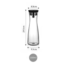 Load image into Gallery viewer, LOCAUPIN Water Pitcher Borosilicate Glass Jug Stovetop Safe Juice Container Hot Cold Drink Beverages
