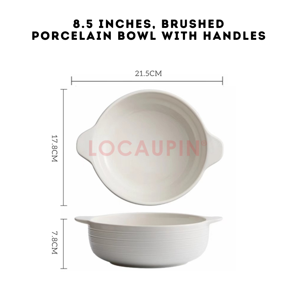 Locaupin Elegant Porcelain Nordic Style Tableware Minimalist and Cozy Look Dinnerware Perfect for any Special Occasion