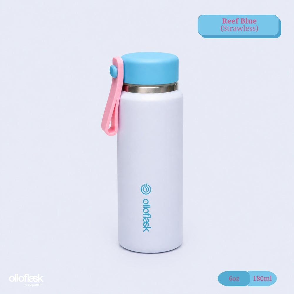 Locaupin MimiCup Series (6oz/9oz) Tumbler Sip & Strawless Insulated Vacuum Flask