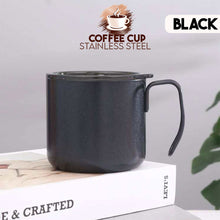 Load image into Gallery viewer, Locaupin 350ml Stainless Steel Coffee Mug with Handle Iced Drinks Insulated Cup Lid Hot Cold Beverage Home Office Use
