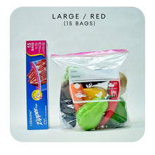 Load image into Gallery viewer, Locaupin Multipurpose Plastic Resealable Bag Ziplock Seal Refrigerator Food Fresh Keeping Sandwich Snack Storage Pack
