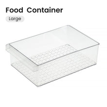 Load image into Gallery viewer, Locaupin Multifunctional Refrigerator Egg Food Storage PET Plastic Fresh Keeping Kitchen Fridge Organizer For Fruit and Vegetable
