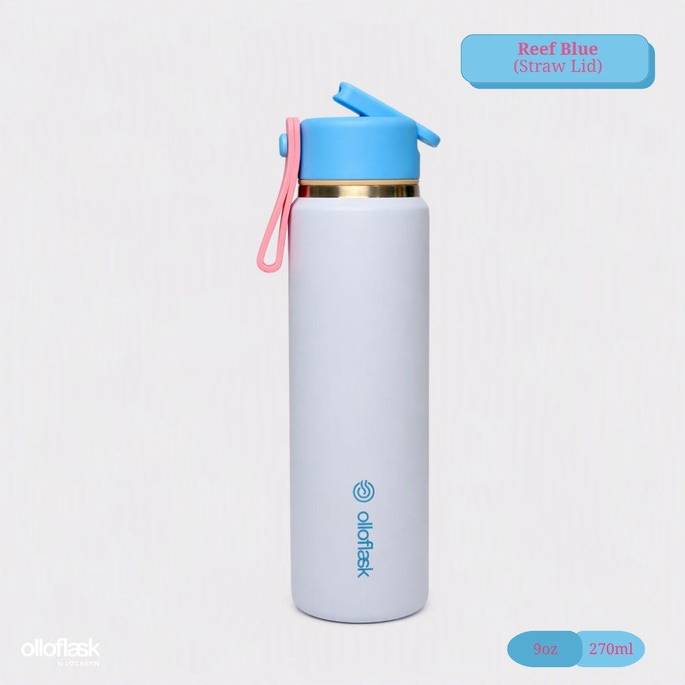Locaupin MimiCup Series (6oz/9oz) Tumbler Sip & Strawless Insulated Vacuum Flask