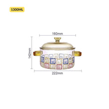 Load image into Gallery viewer, LOCAUPIN Glass Casserole Dish with Lid Microwavable Stovetop Safe Container Bowl Cooking Hot Pot
