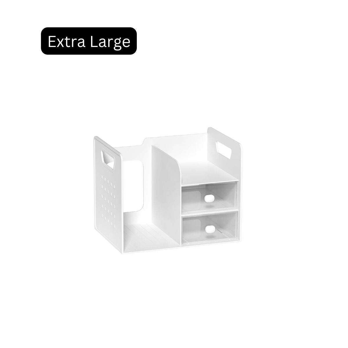 LOCAUPIN Multifunctional Office Desktop Drawer Organizer Stationery Cosmetic Storage Display Shelf