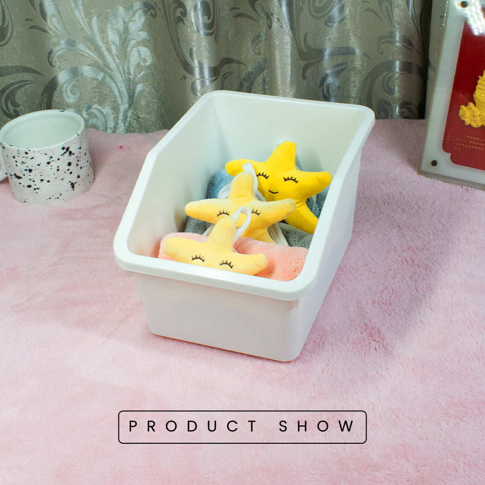 Locaupin Household Sorting Bin Organizer Home Various Tool Shelf Storage Basket Container For Bathroom Office Bedroom Toys