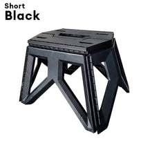 Load image into Gallery viewer, Locaupin Non Slip Compact Heavy Duty Folding Stepping Stool Collapsible Mini Chair with Handle Multifunctional Home Travel Camping Use
