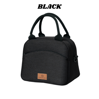 Locaupin Portable Handheld Crossbody Lunch Bag Waterproof Large Capacity Storage for Office, School, Outdoor, and Picnic Meal Use