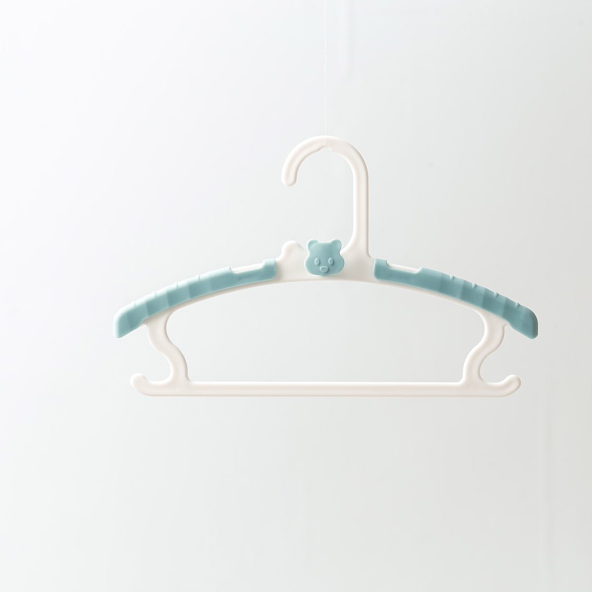 Locaupin 5pcs Extendable Toddler Closet Hanger Non Slip Stackable Hooks Baby Infant Newborn Hanging Clothes Organizer