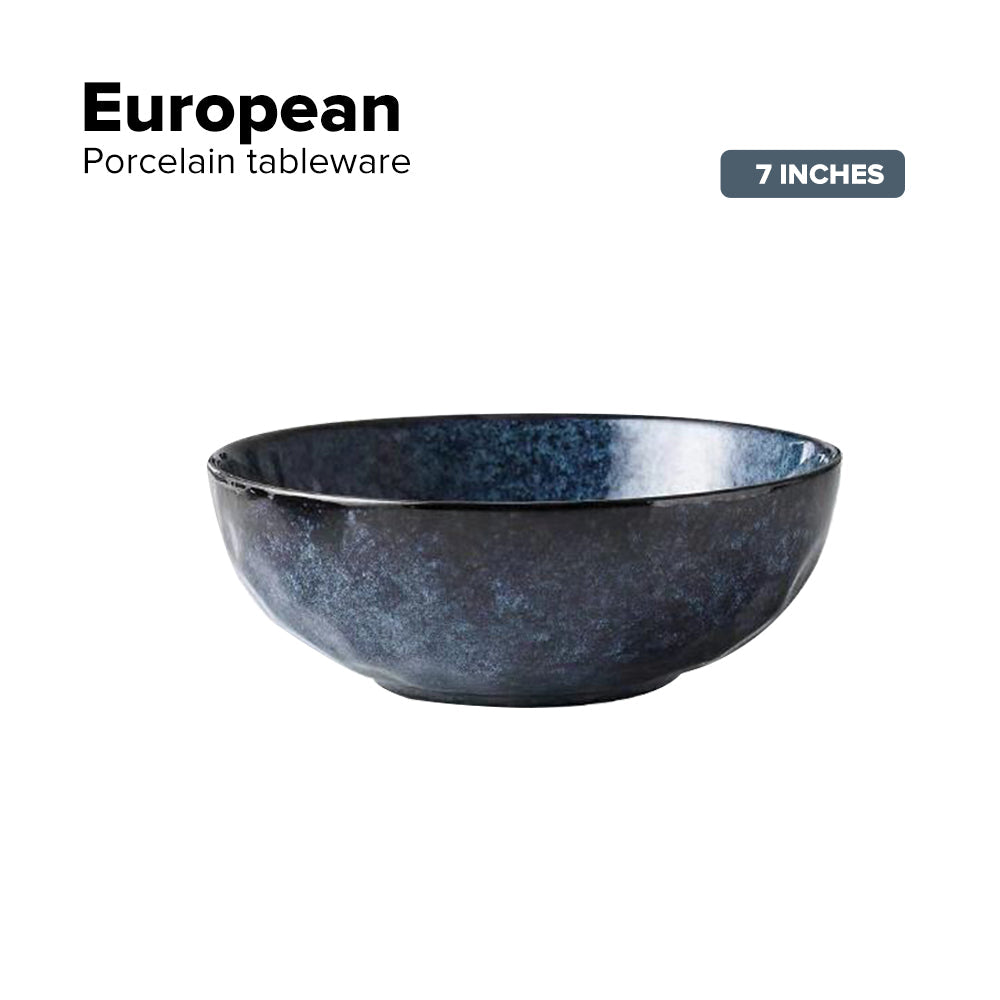 Locaupin NEW ARRIVAL European Style Vintage Hotel Restaurant Dining Porcelain Tableware Dinner Plate Soup Bowl Coffee Mug Appetizer Salad Steak Serving Dish