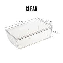 Load image into Gallery viewer, Locaupin Multipurpose High Quality Organizer With Lid Space Saver Dustproof Storage Box For Room Kitchen Bathroom Office Cosmetic
