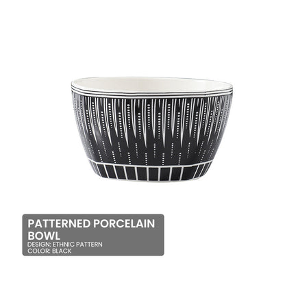 Locaupin Traditional Japanese Porcelain Rice Bowl Ramen Soup Side Dish Dip Sauce Appetizer Serving Plate Microwavable Oven Safe Dinnerware