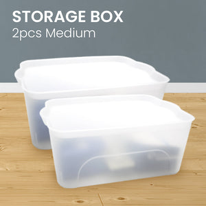 Locaupin 2pc Clothes Underwear Storage Box (Medium)