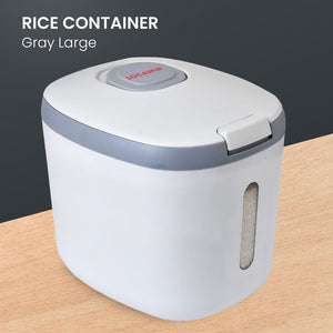 Locaupin Kitchen Rice Bucket Container with Lid Moisture-proof Large Capacity Sealed Storage Household Insect-proof Grains Container