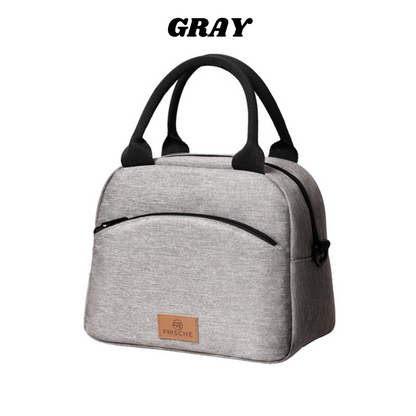 Locaupin Portable Handheld Crossbody Lunch Bag Waterproof Large Capacity Storage for Office, School, Outdoor, and Picnic Meal Use