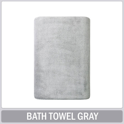 Locaupin 1PC Absorbent Soft Bath Towel Quick Dry Skin Friendly Multipurpose Body Wrap for Sport Yoga Spa Fitness Daily Use