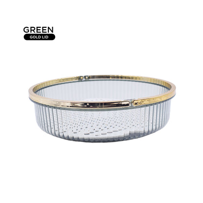 Locaupin 360? Rotating Kitchen Shelf Organizer Condiment Spice Spinner with Handle Multipurpose Pantry Cabinet Turntable Rack Tray