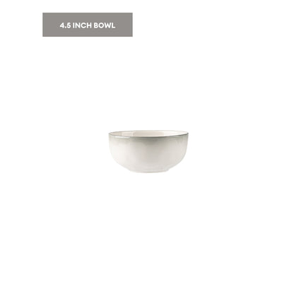LOCAUPIN Ceramic Elegant Modern Dinnerware Microwave & Oven Safe High Quality Ceramic Bowl Plates Tableware Collection