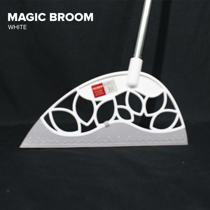 Locaupin Household Cleaning Tool Magic Broom Dustpan Heavy Duty Bristles For Home Salon Lobby Sweeper Bathroom Toilet Floor Glass Wiper