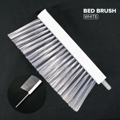 Locaupin Soft Bristles Bed Brush Sofa Hair Dust Remover Portable Household Cleaning Hand Broom Sweeper Furniture Car Couch