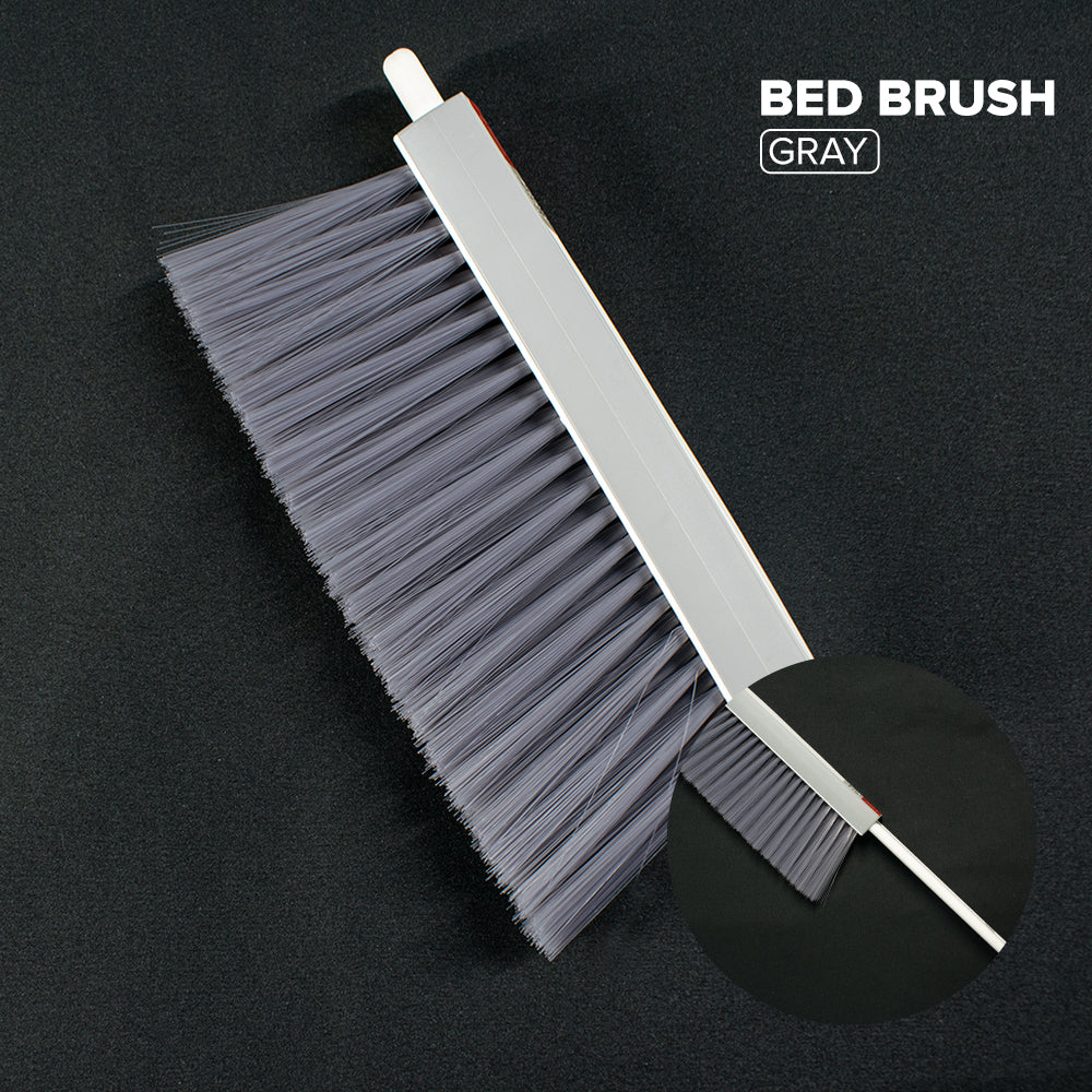 Locaupin Soft Bristles Bed Brush Sofa Hair Dust Remover Portable Household Cleaning Hand Broom Sweeper Furniture Car Couch