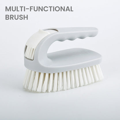 Locaupin Comfort Grip Household All Purpose Cleaning Brush Scrub Flexible Hard Bristles Heavy Duty For Bathroom Tiles Sink Floor Carpet
