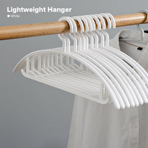 Locaupin 5pcs No Shoulder Bumps T-Shirt Sweater Coat Narrow Hanger Heavy Duty Space Saving Wardrobe Laundry Non Slip Closet Organizer