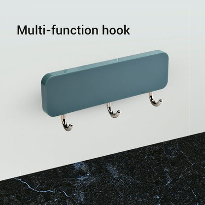 Locaupin Home Door Wall Hook Hanger Space Saving Key Holder For Towel Coat Rack Organizer Bathroom Accessories Kitchen Living Room